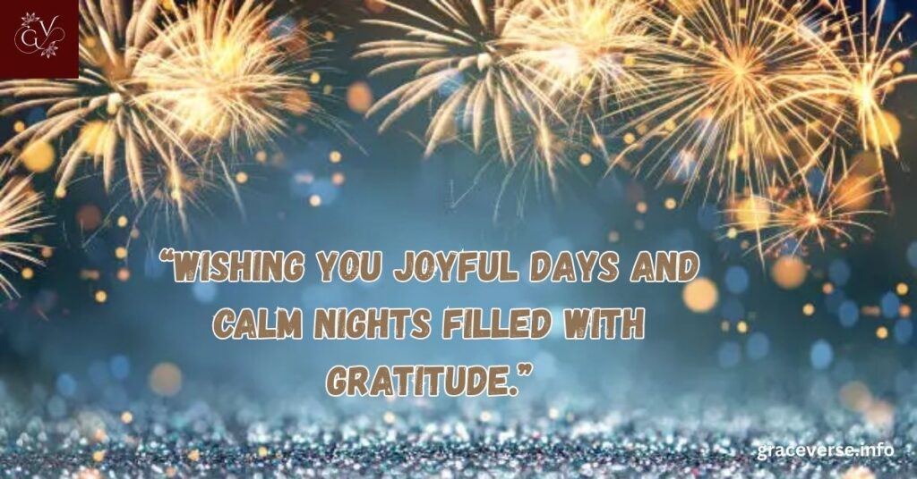Beautiful New Year Blessings for Peace and Happiness