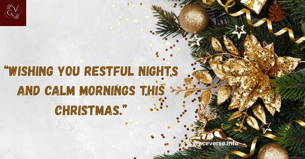 Christmas Blessings for Peace and Comfort