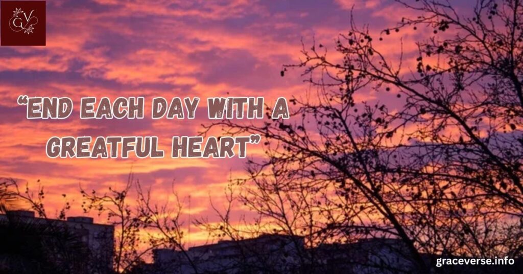 Ending the Week with Gratitude and Faith