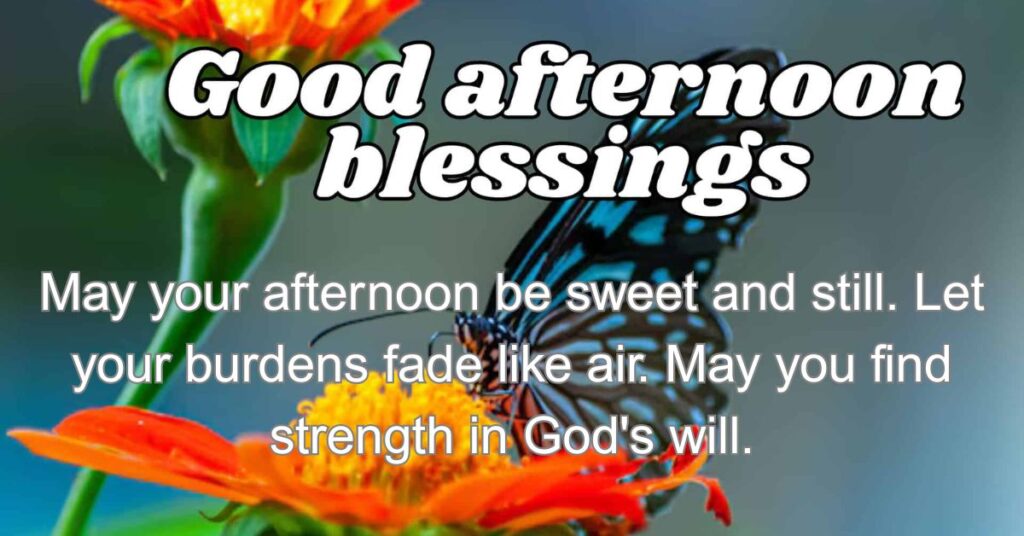 Good Afternoon Blessings
