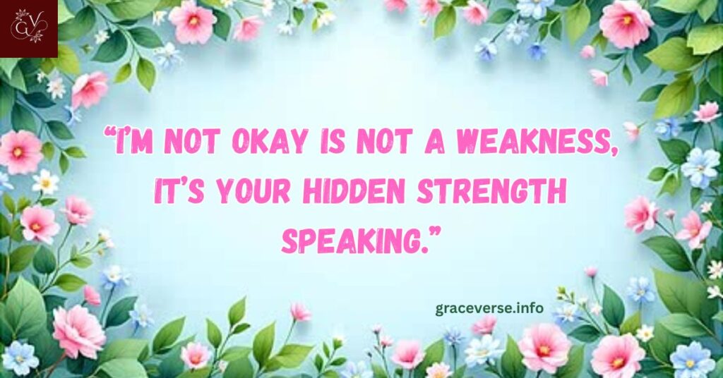 Healing Starts with Admitting You’re Not Okay