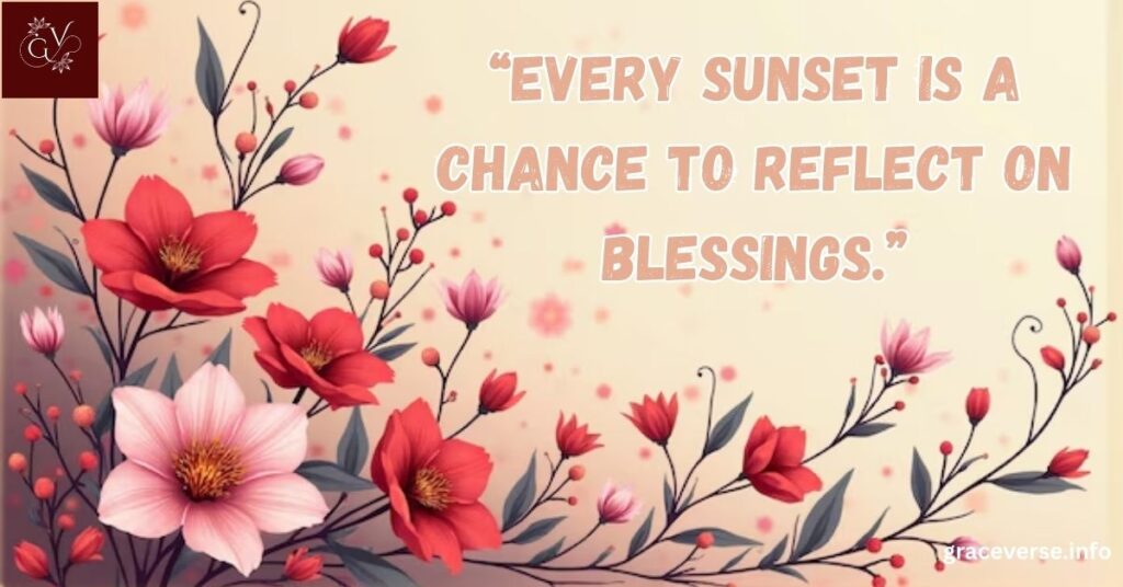 Joyful Words to End the Day Well