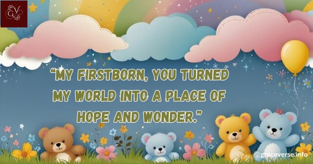 Loving Words for My Firstborn