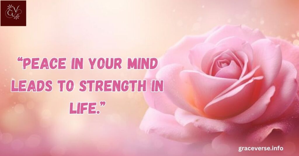 Mental Peace Quotes for a Clear Mind