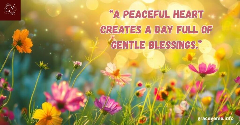 Peaceful Words to Start the Day Calmly