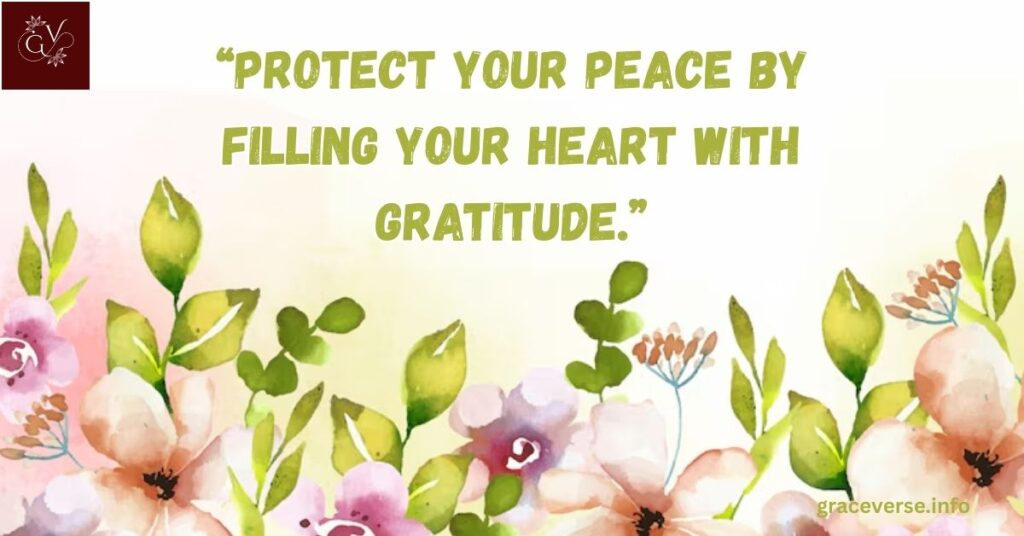 Protect Your Peace with Positive Thoughts