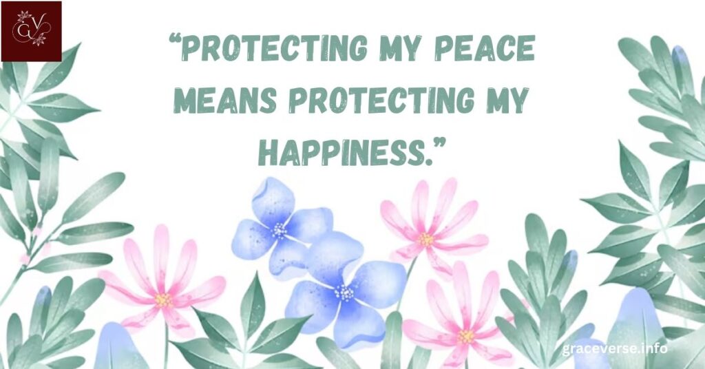 Protecting My Peace Through Boundaries