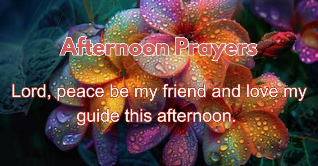 Short Afternoon Prayers
