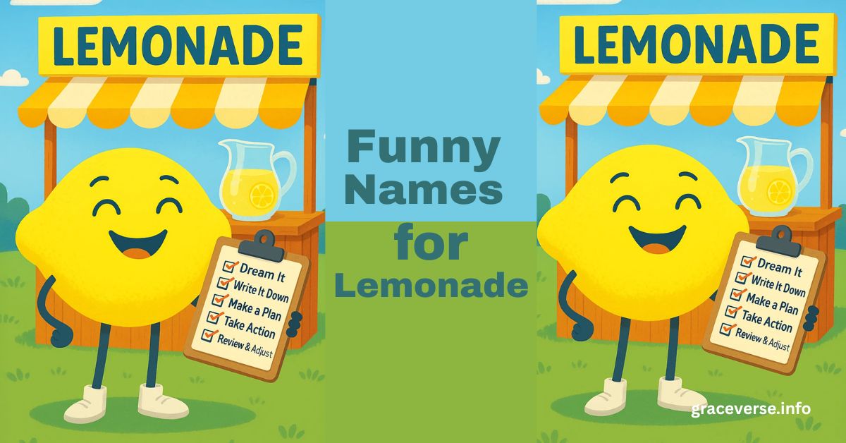 199+ Funny Names for Lemonade