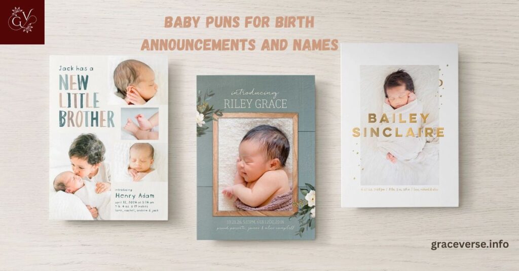 Baby Puns for Birth Announcements and Names