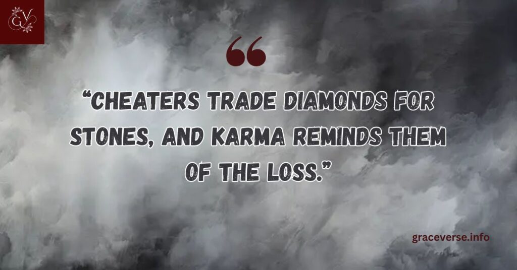 Best Karma Cheating Quotes to Remember