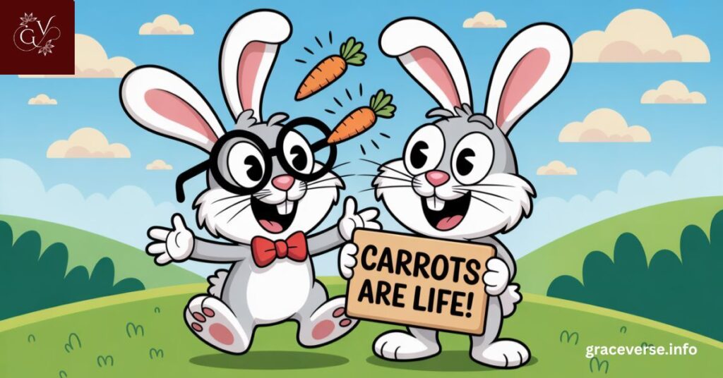 Carrot and Bunny Wordplay Fun
