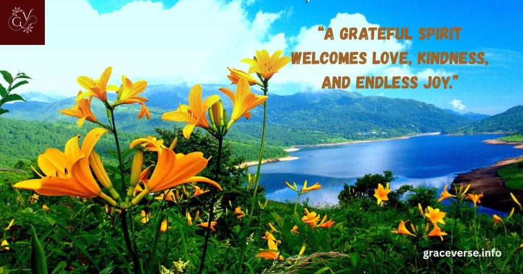 Good Morning Blessings Filled with Gratitude