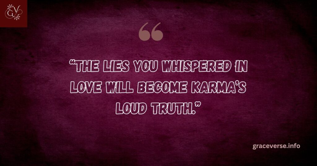 Karma Cheating Quotes About Love and Lies