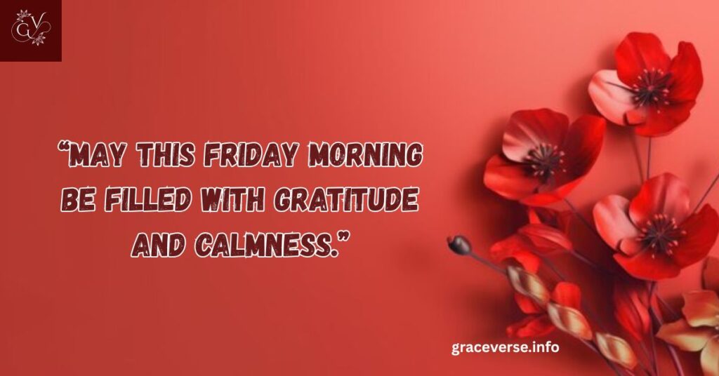 Morning Friday Blessings with Prayers