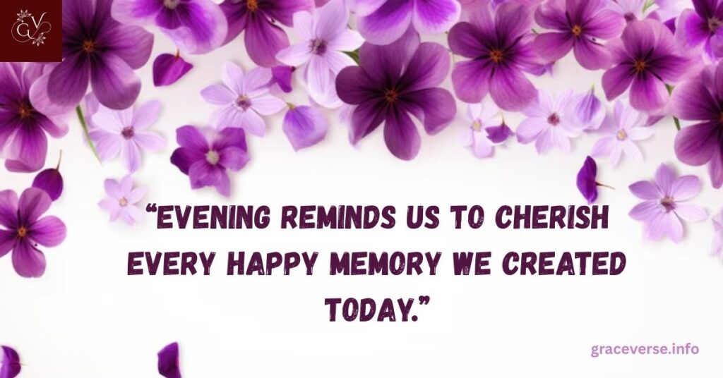 Positive Evening Thoughts to End the Day