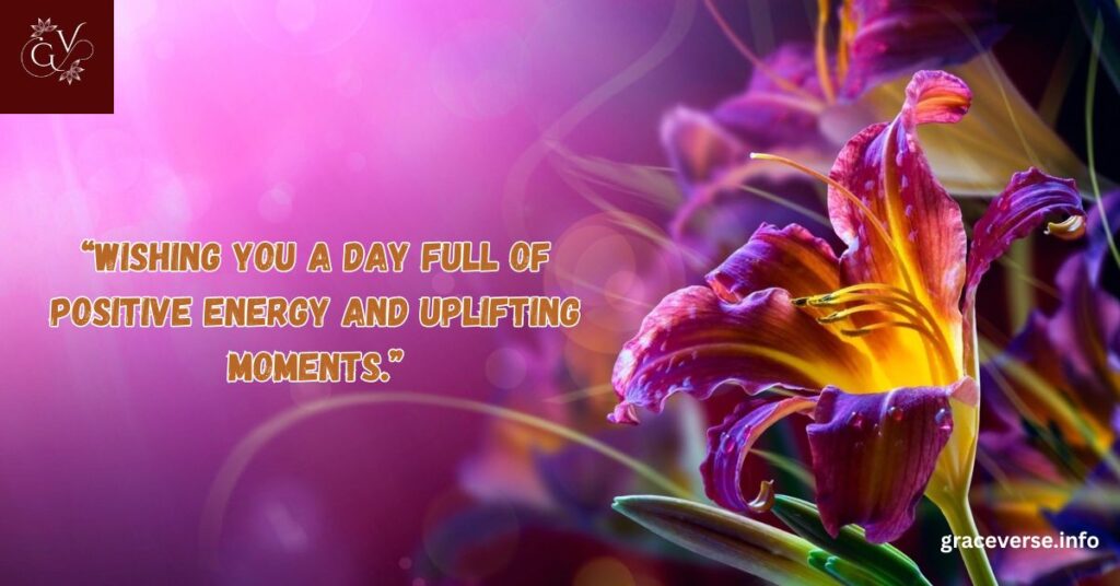 Positive Good Morning Sunday Blessings