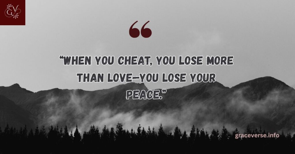 Powerful Karma Cheating Quotes for Cheaters