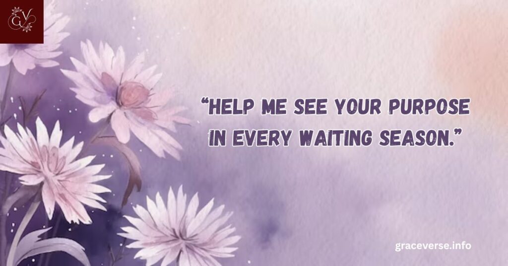 Prayer for Trusting God’s Timing
