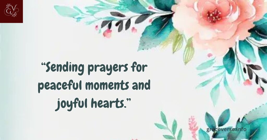 Saturday Prayers for Peace and Strength