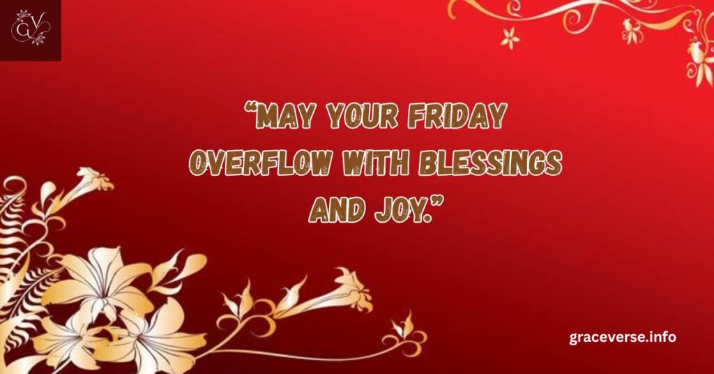 Short Friday Morning Messages