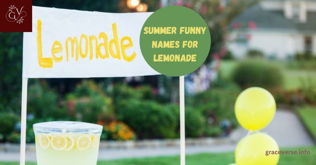 Summer Funny Names for Lemonade