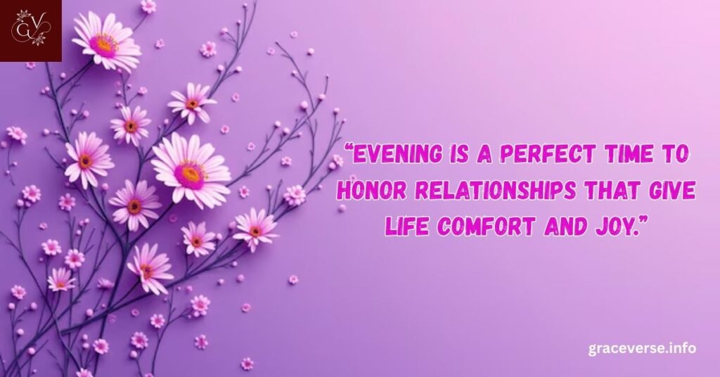 Thankful Evening Notes of Love