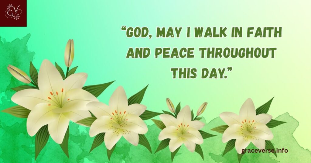 Tuesday Prayers for Peace and Strength