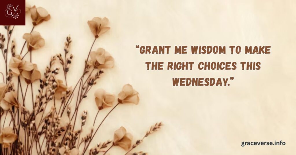 Wednesday Morning Prayers for Strength