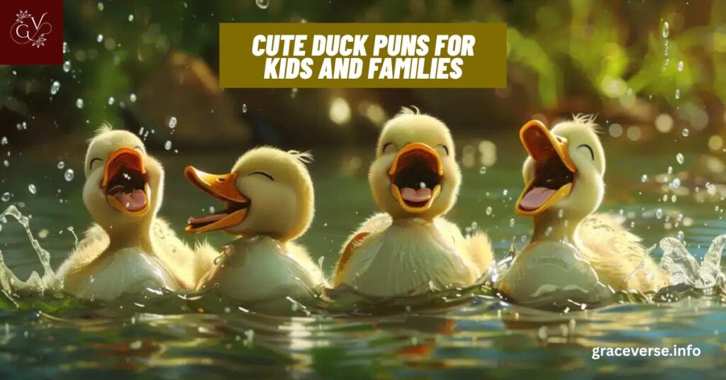 Cute Duck Puns for Kids and Families