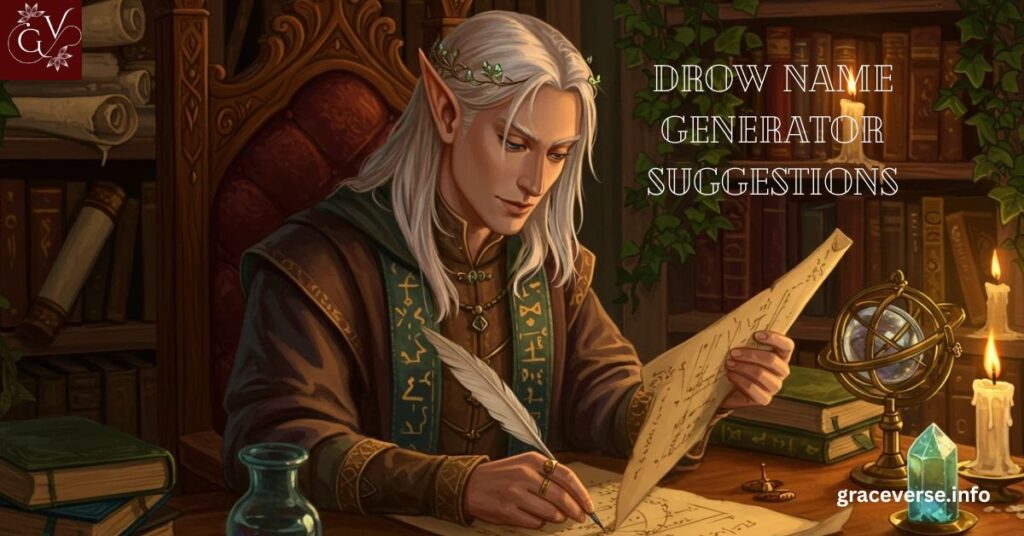Drow Name Generator Suggestions