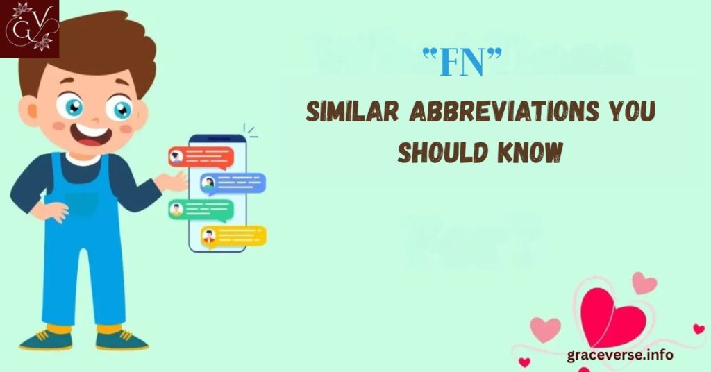 Similar Abbreviations You Should Know